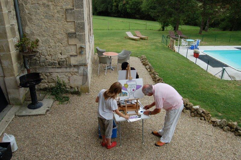 La Vieille Ecole Bed & Breakfast Bourgougnague Exterior photo